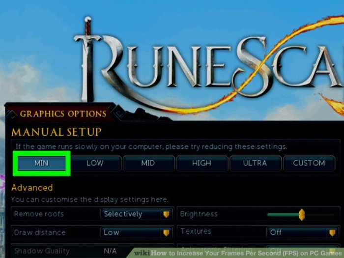 Best settings high FPS gaming low end PC build